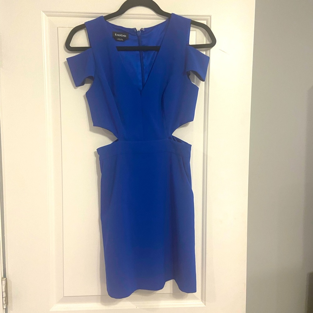 Blue BEBE Mini Dress